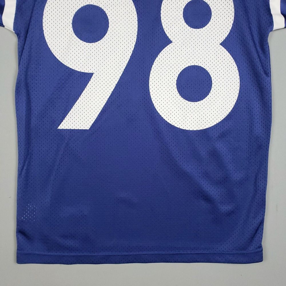 Vintage Nike Indianapolis Colts Jersey Men Size Small Blue Mathis #98 3/4 Sleeve - Picture 7 of 15